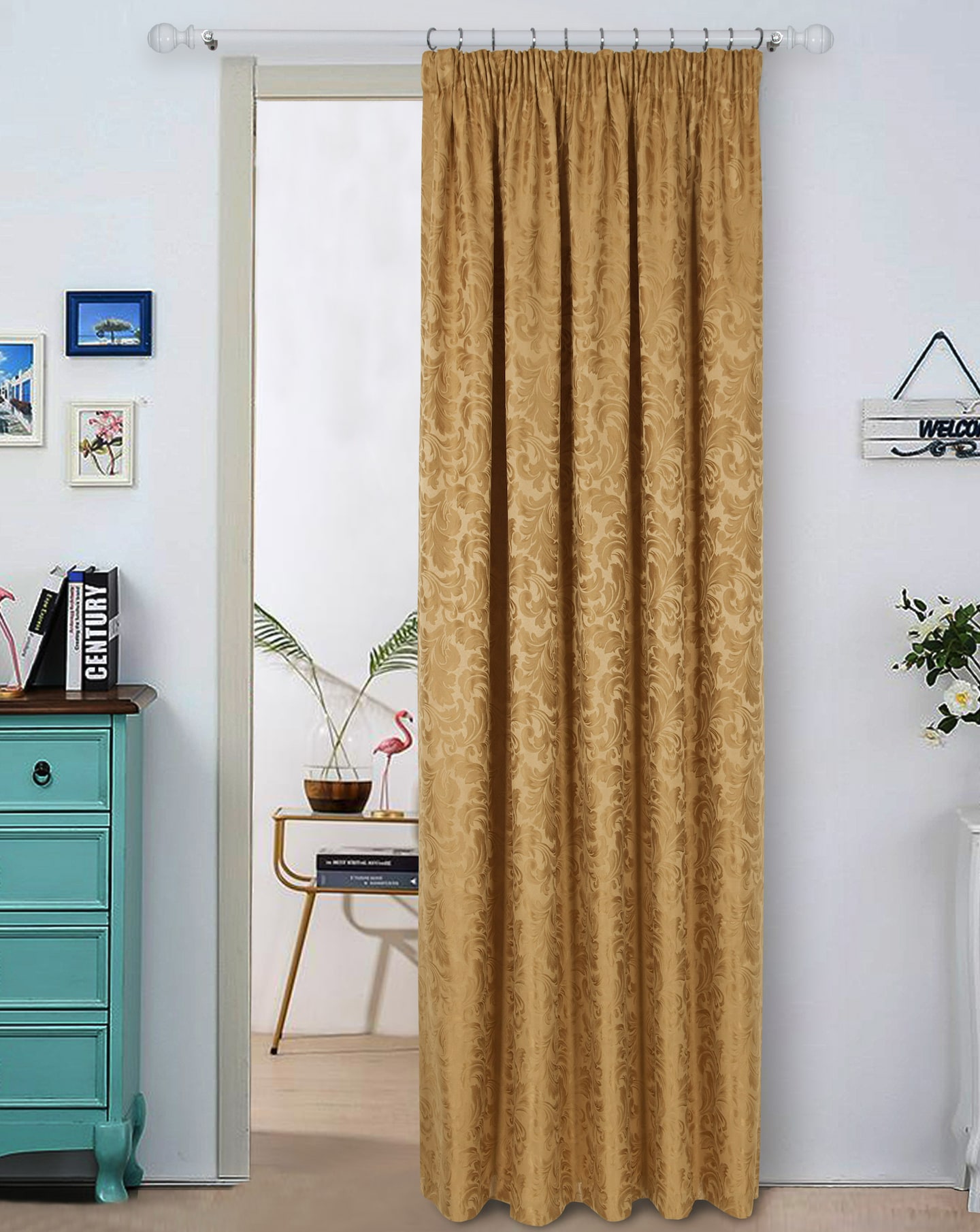 Buckingham Jacquard Door Curtain