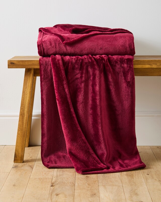 Plush Fleece Throw