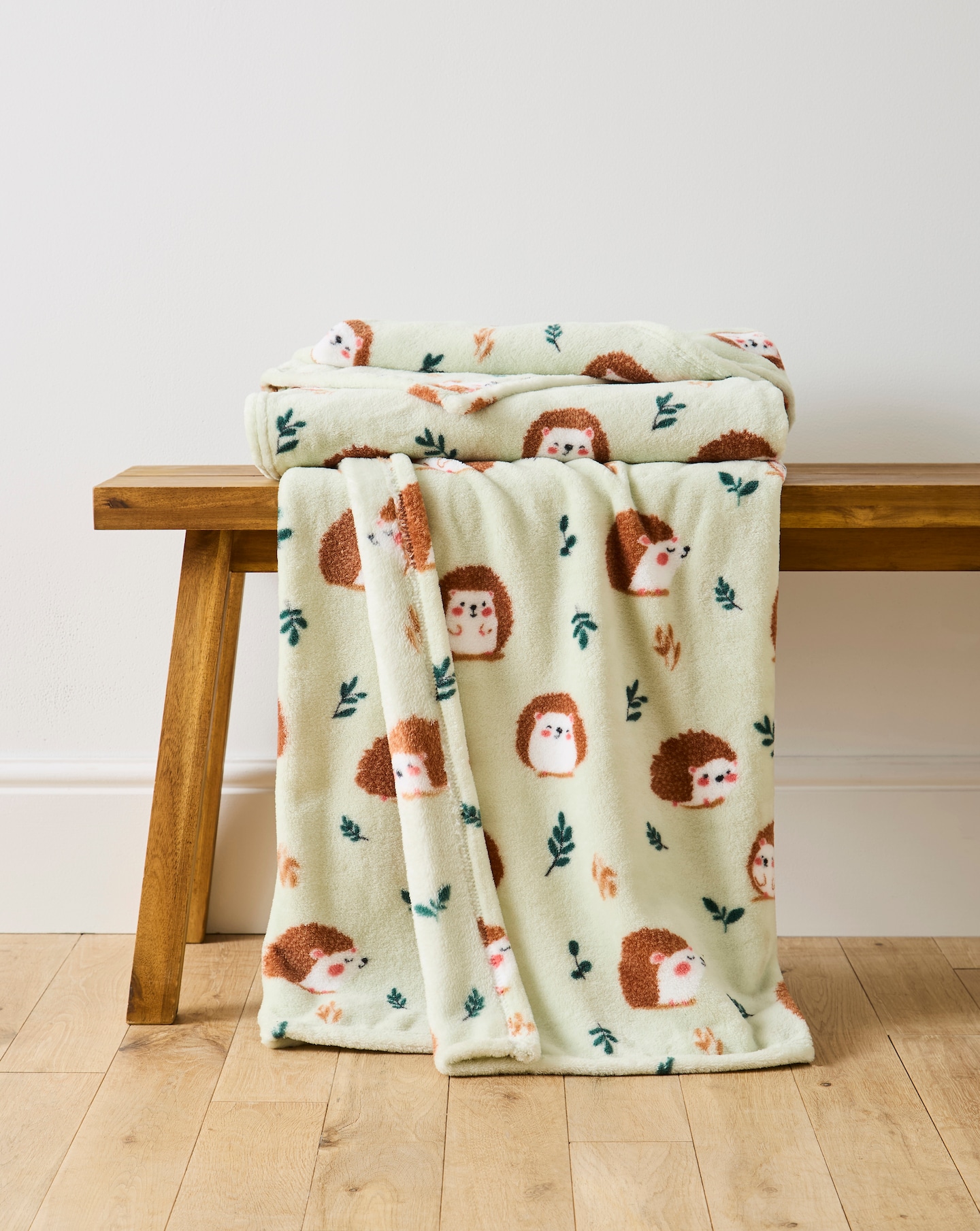 New In - Hedgehog Fleece Throw