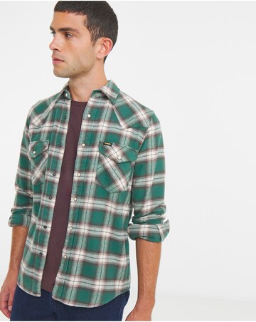 Wrangler Western Check Shirt - Green