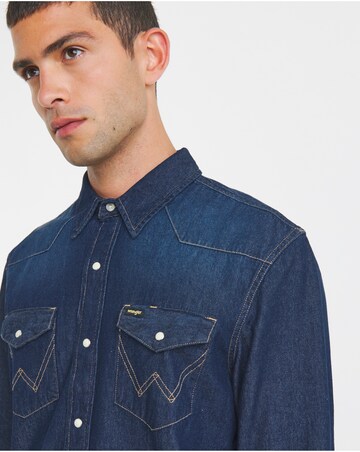 Wrangler 27MW Denim Shirt - Dark Stone