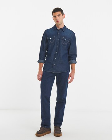 Wrangler 27MW Denim Shirt - Dark Stone