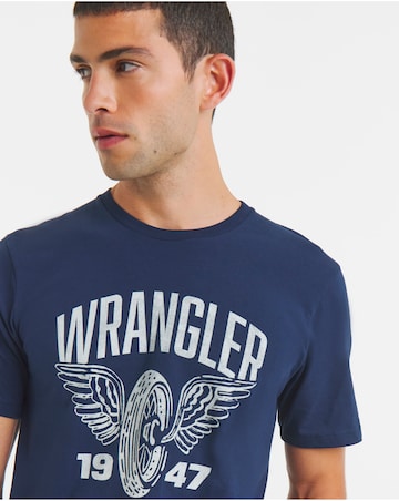 Wrangler Americana Graphic T-Shirt - Navy