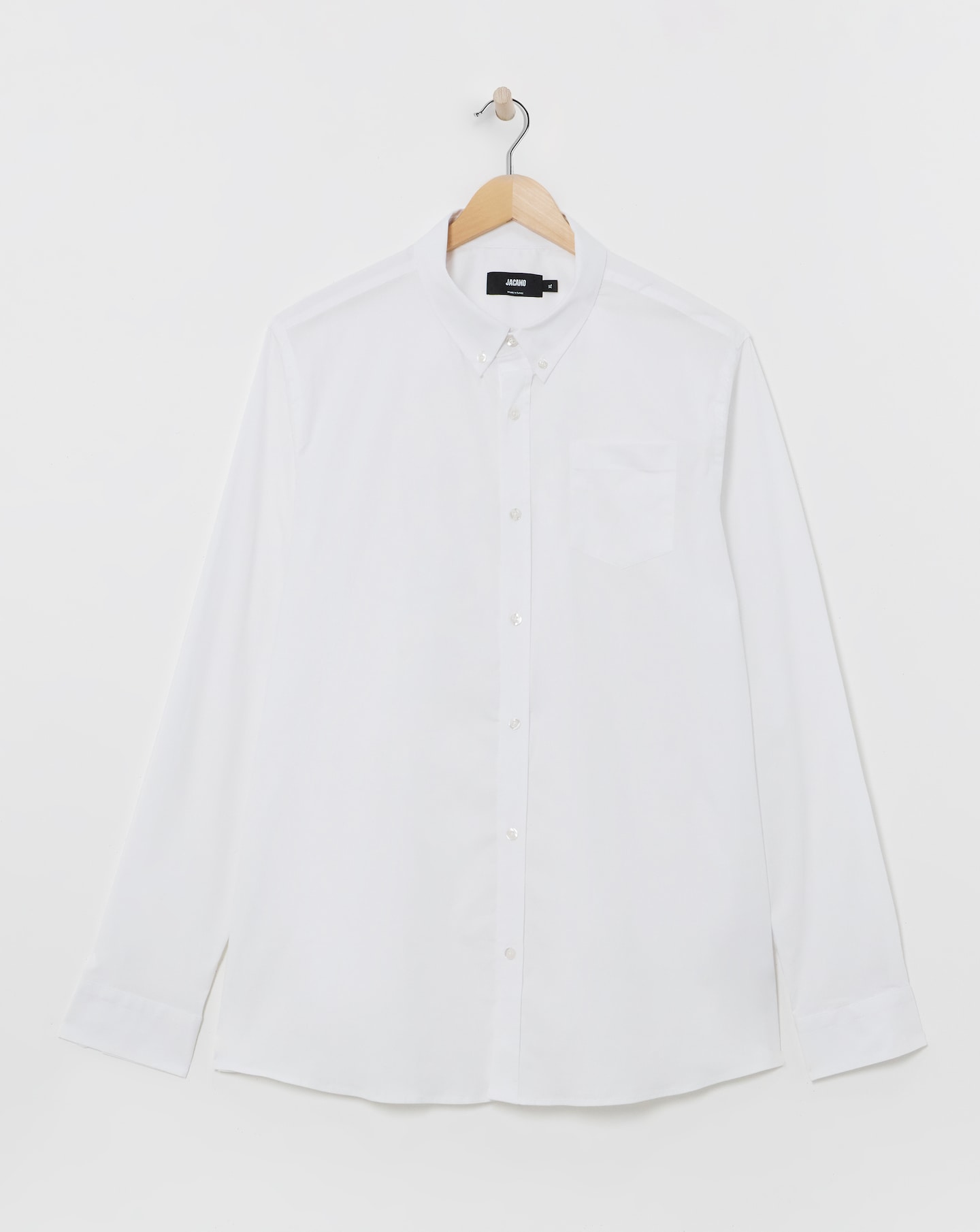 Long Sleeve Button Down Poplin Shirt