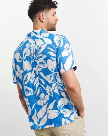 Short Sleeve Cuban Collar Hawaian Shirt