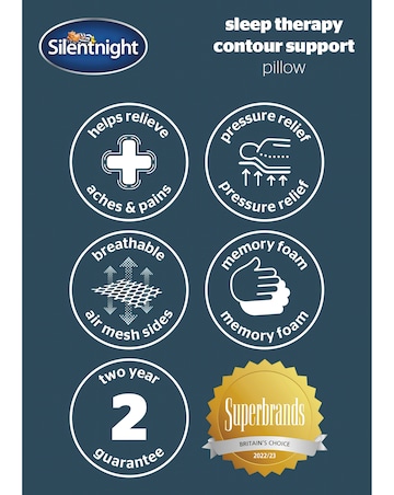 Silentnight Therapy Contour Pillow