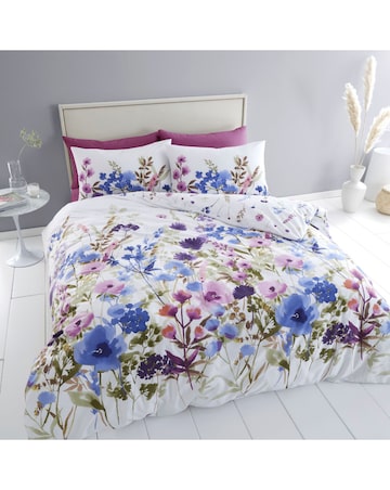 Catherine Lansfield Countryside Floral Duvet Cover Set
