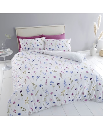 Catherine Lansfield Countryside Floral Duvet Cover Set