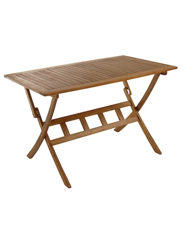 Charles Bentley Wooden Rectangular Dining Table - 4 Seater