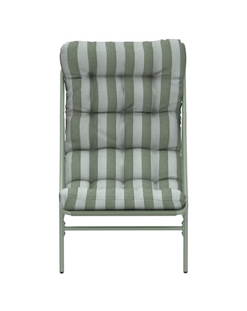 Charles Bentley Porto Relaxing Green Stripe Bistro Set