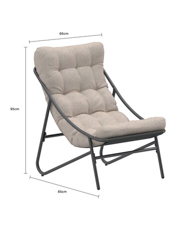 Charles Bentley Porto Relaxing 4 Seater Lounge Set
