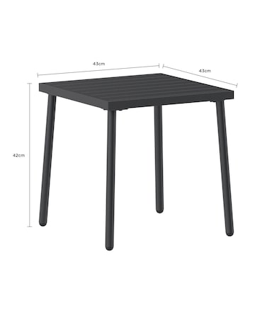 Charles Bentley Porto Relaxing 3 Piece Bistro Set
