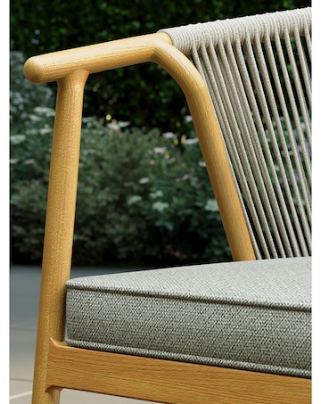 Charles Bentley Almada Rope Weave Bistro Set