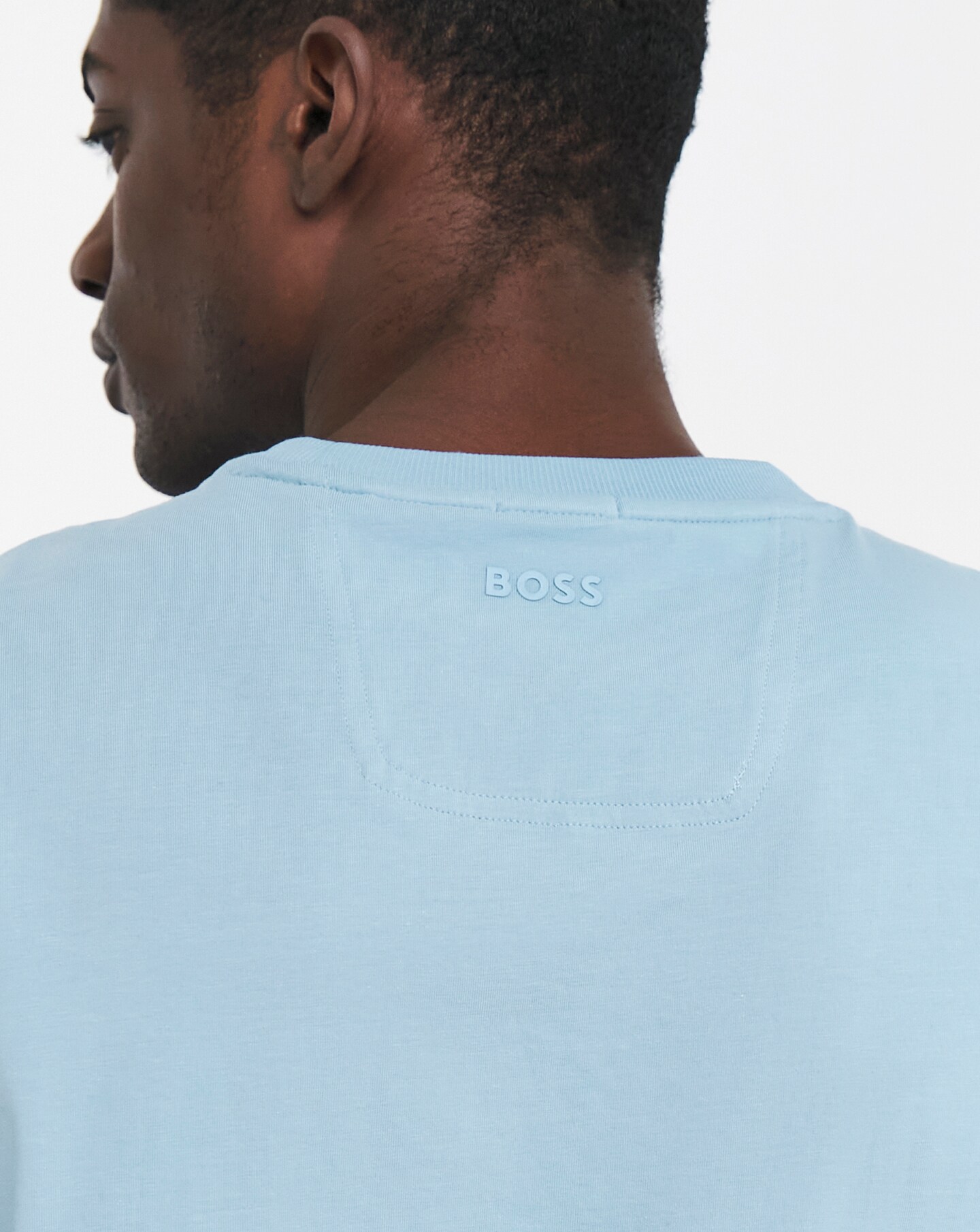 Hugo boss embossed t shirt deals