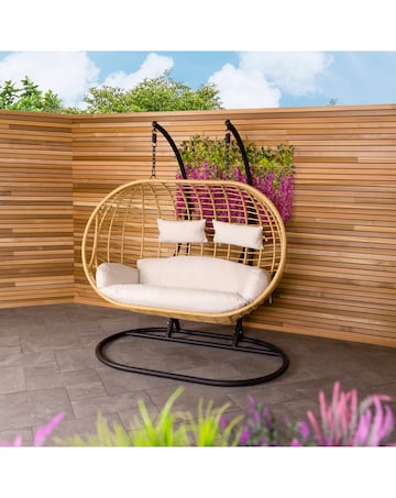 Charles Bentley Double Hanging Swing Chair