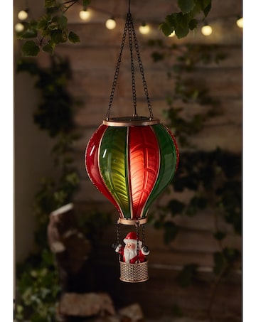 Santa Flaming Balloon - XL