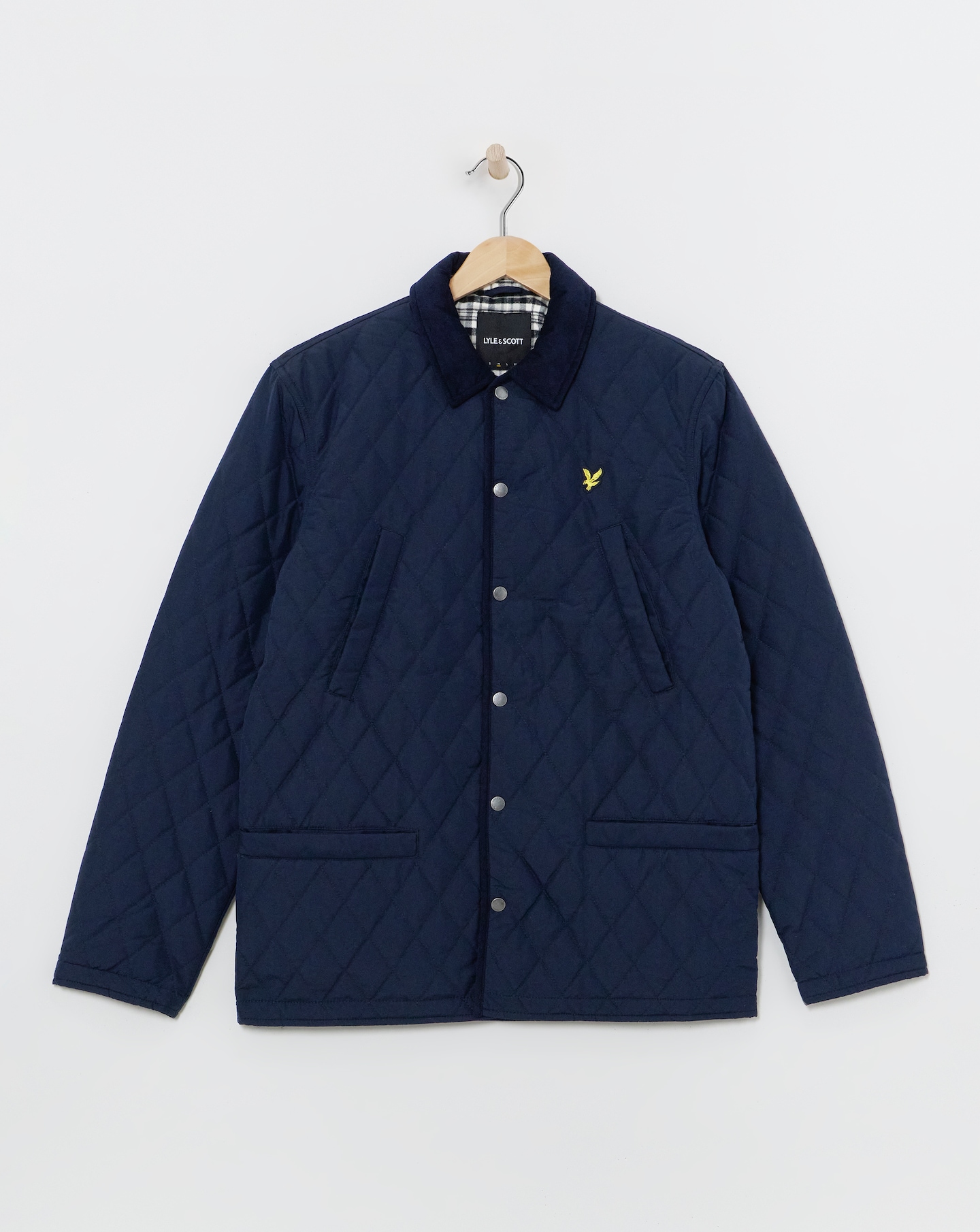Lyle & Scott Navy Quilted Jacket