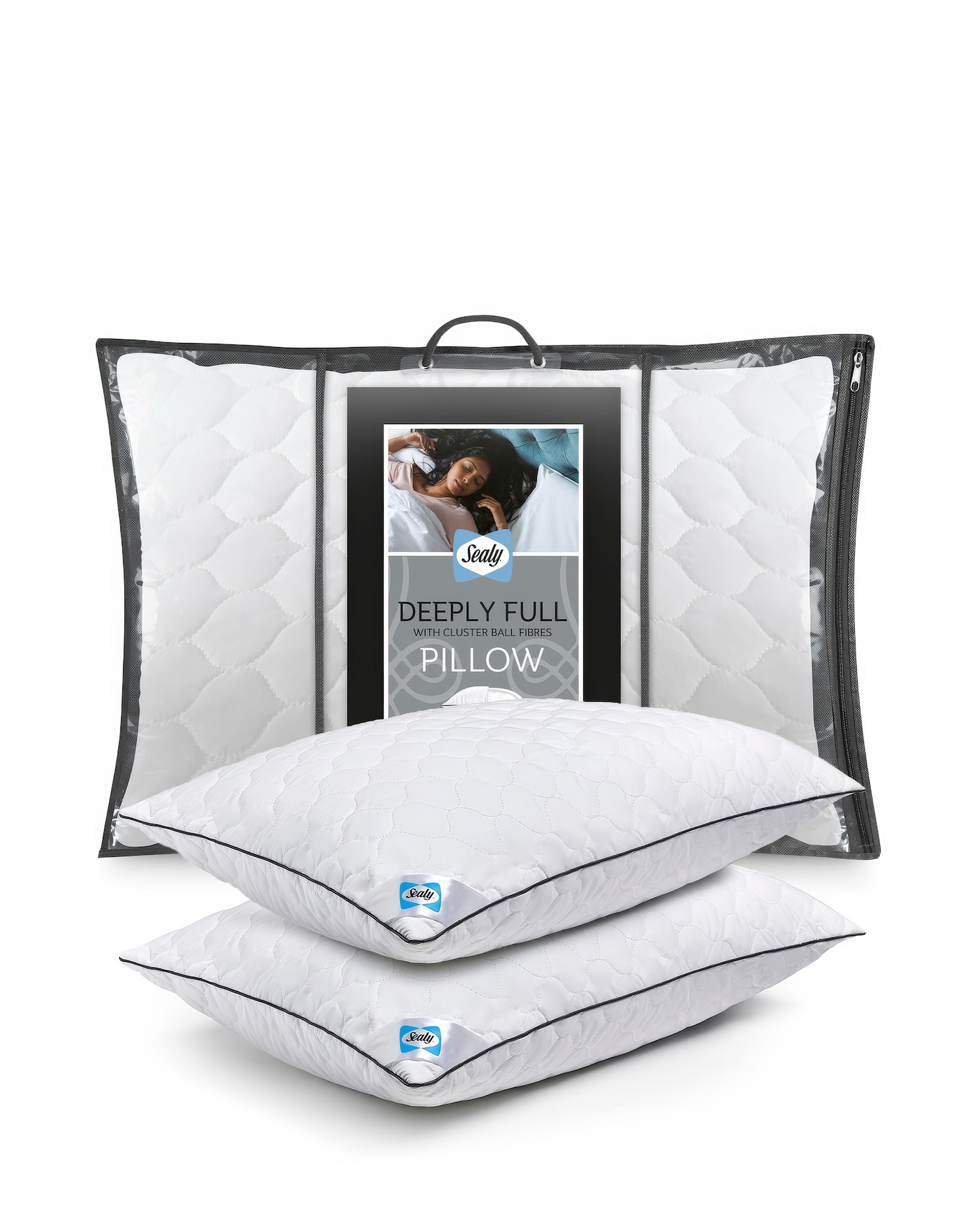 Sealy Deeply Full Pack of 2 Pillows