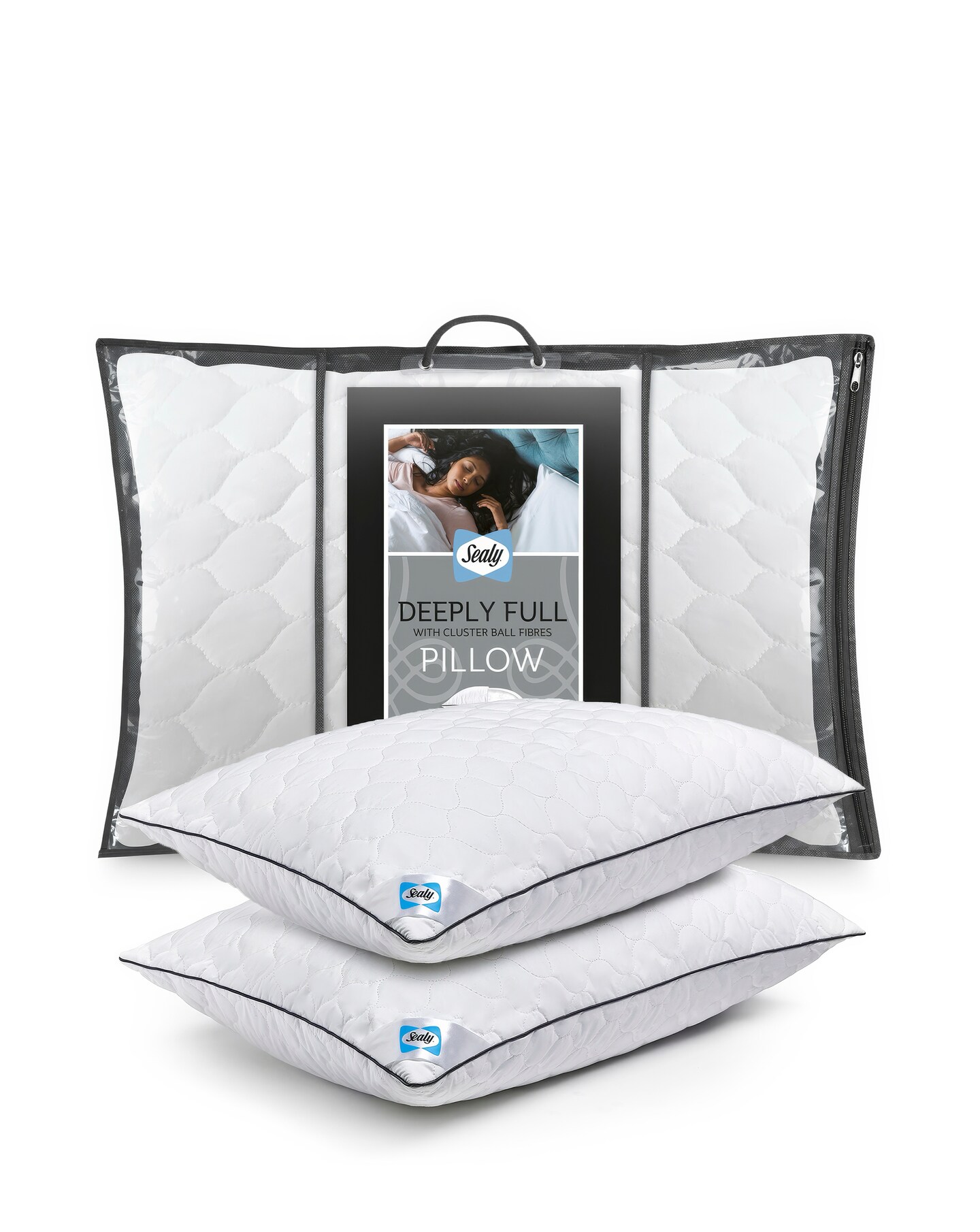Sealy Deeply Full Pack of 2 Pillows