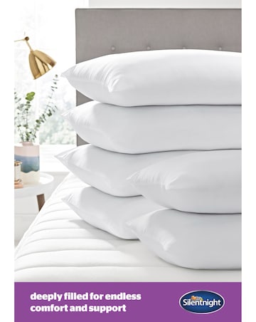 Silentnight Deep Sleep Pack of 6 Pillows