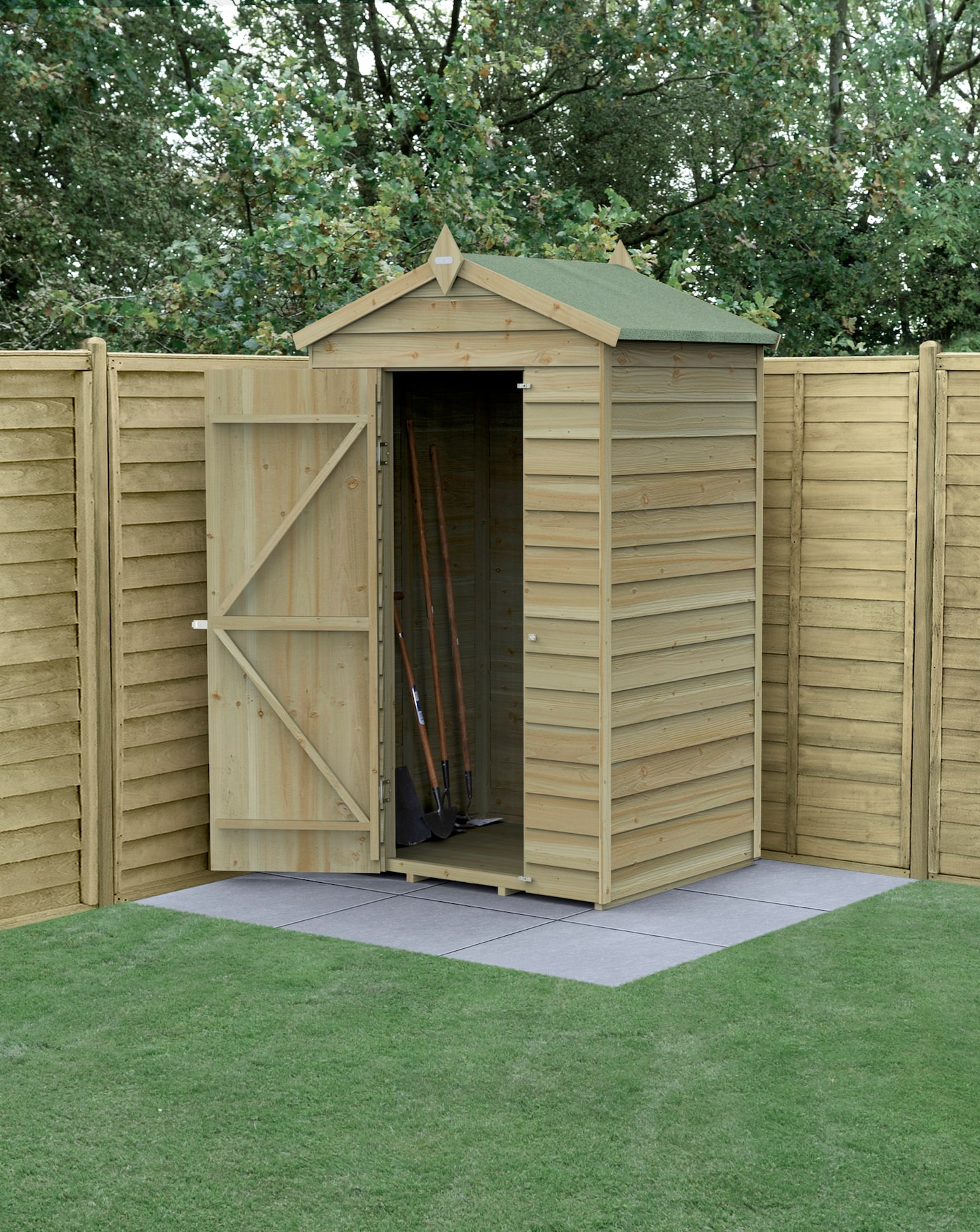 4LIFE Apex Shed 4x3 - Single Door