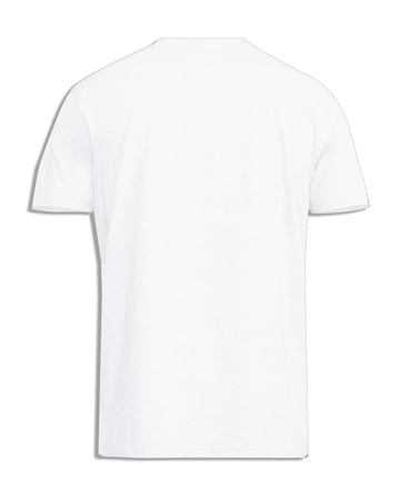 D555 Big & Tall Flyers Premium Weight Combed Cotton Crew Neck T-Shirt - White