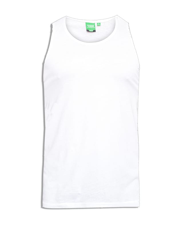 D555 Fabio Muscle Vest White