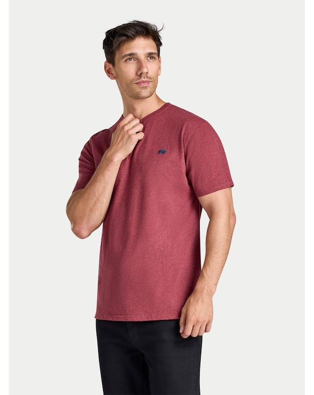 Raging Bull Classic Organic T-Shirt Claret