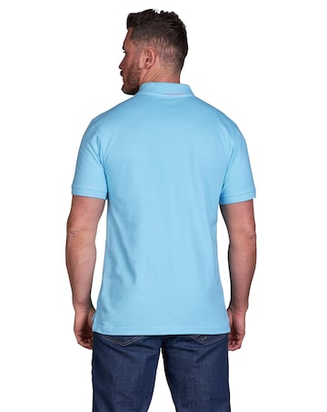 Raging Bull Classic Organic Polo Sky Blue