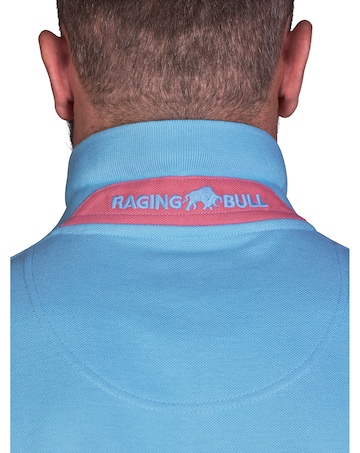 Raging Bull Classic Organic Polo Sky Blue