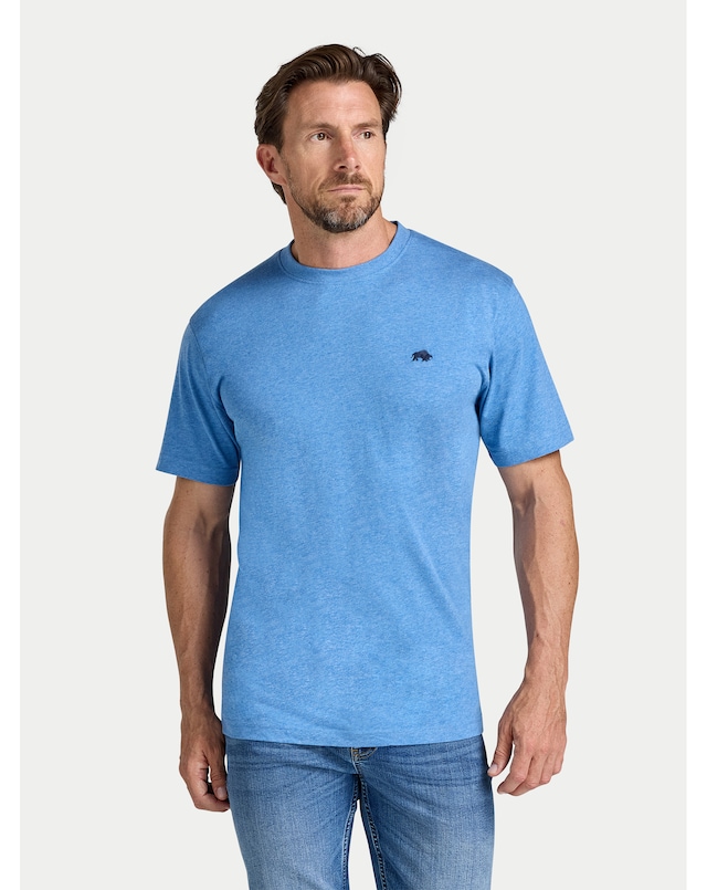 Raging Bull Classic Organic T-Shirt Denim Blue