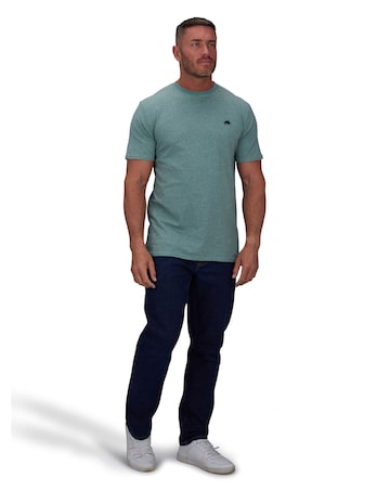 Raging Bull Tee Green Marl