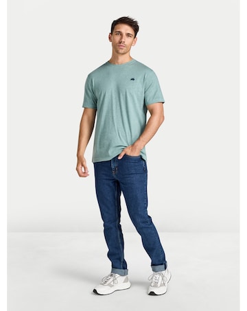 Raging Bull Classic Organic T-Shirt Green Marl