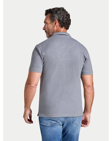 Raging Bull Classic Organic Polo Grey Marl