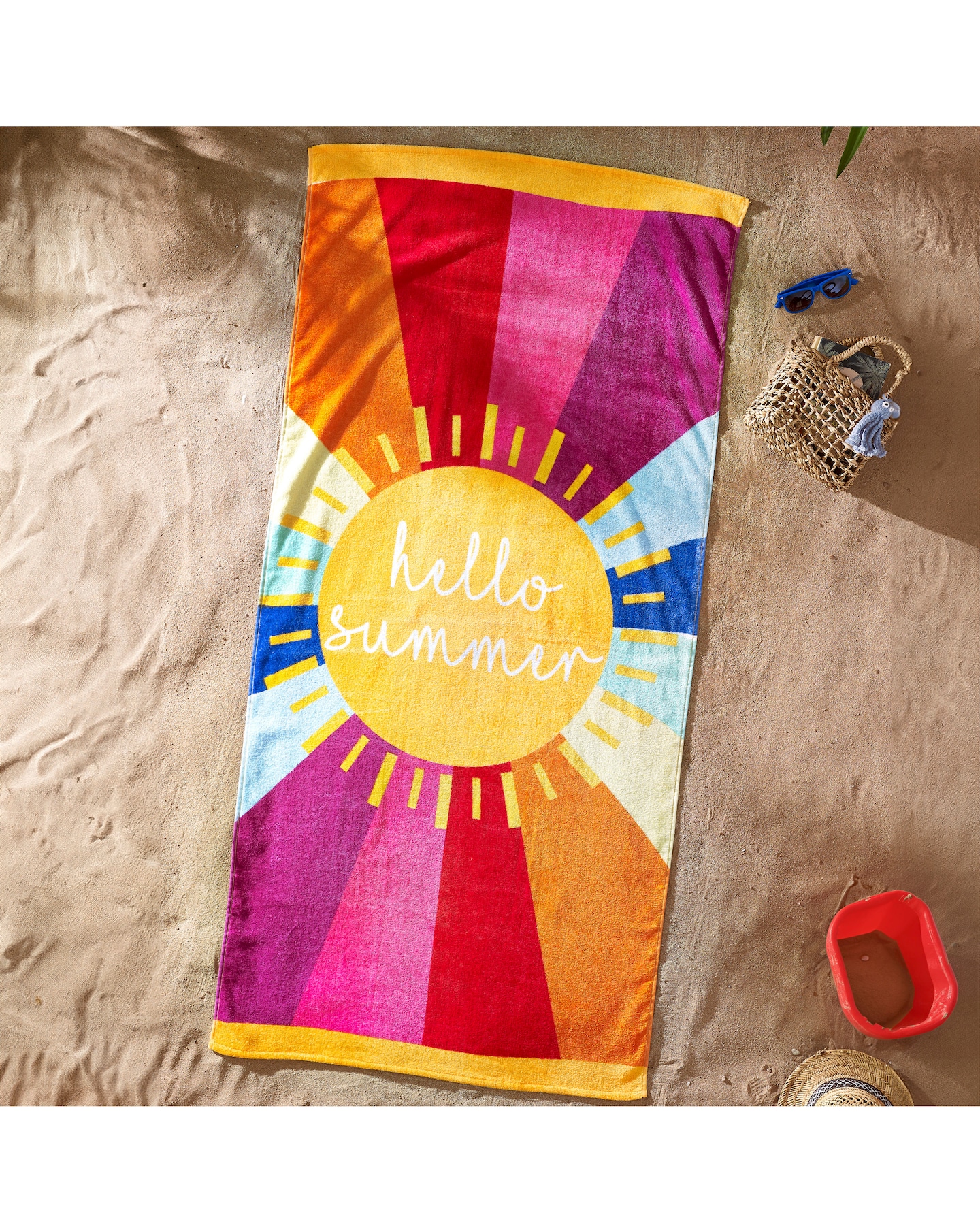 New In - Catherine Lansfield Hello Summer Towel