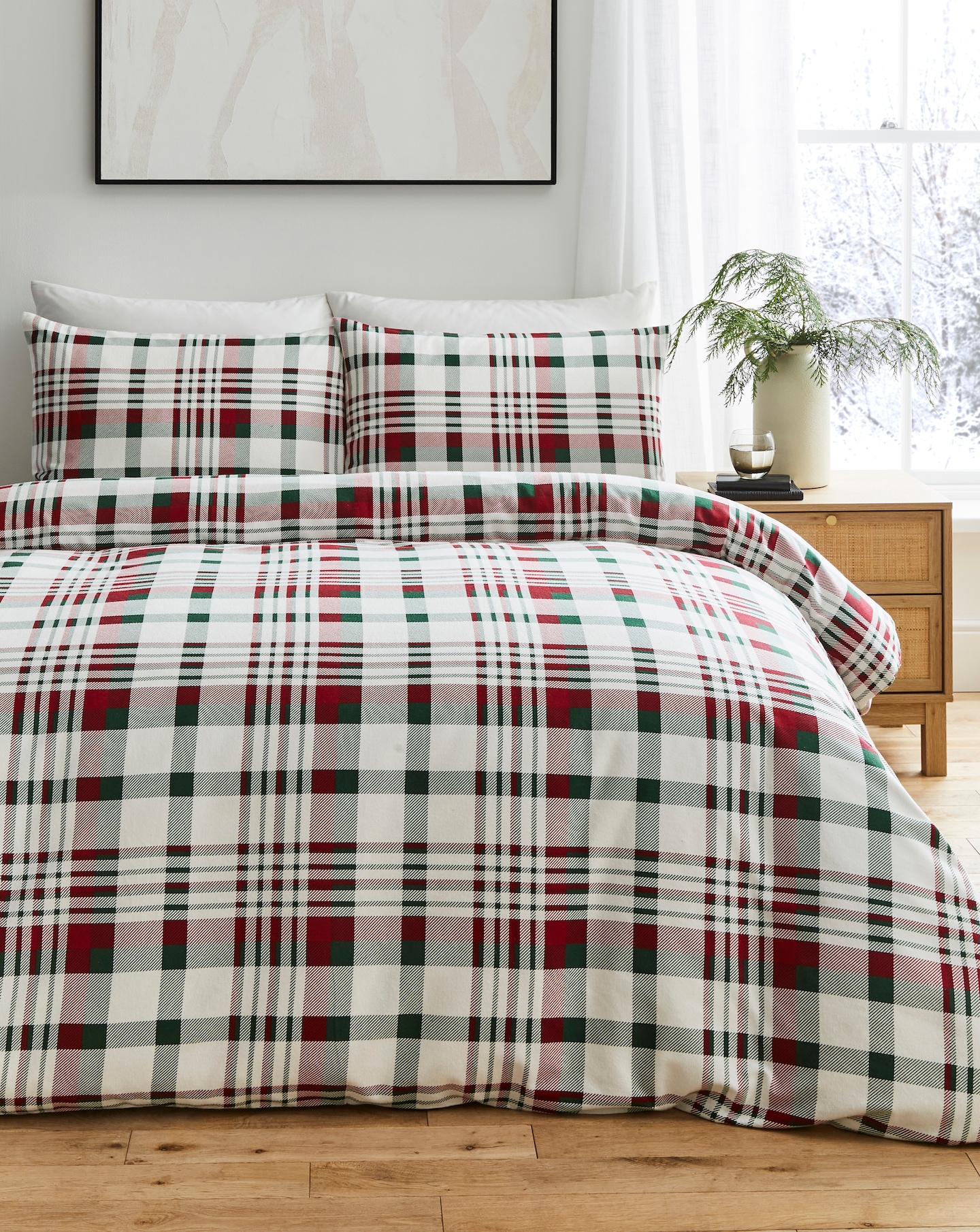 Isla Brushed Cotton Duvet Cover Set