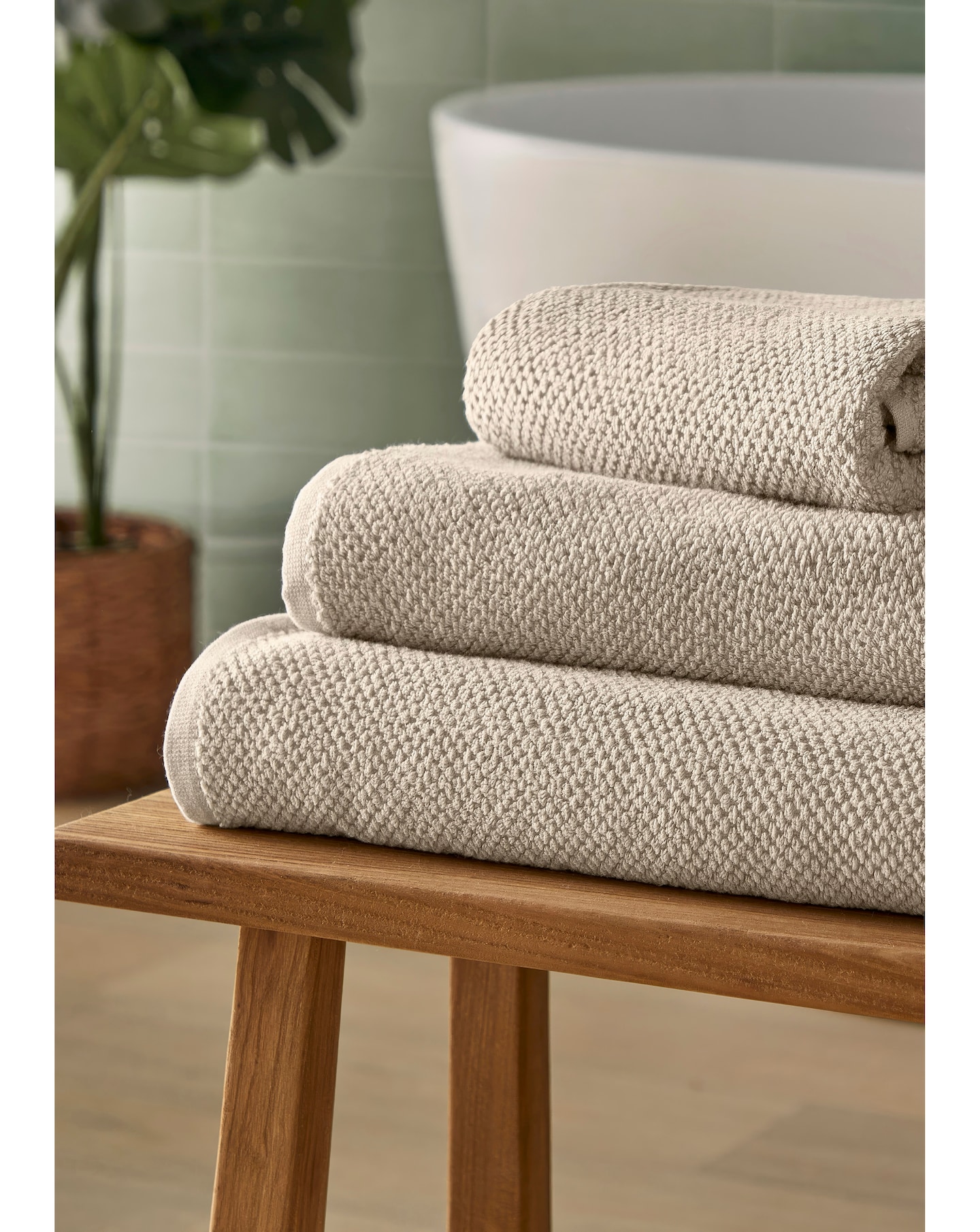 Silentnight Popcorn Waffle Towel Bale