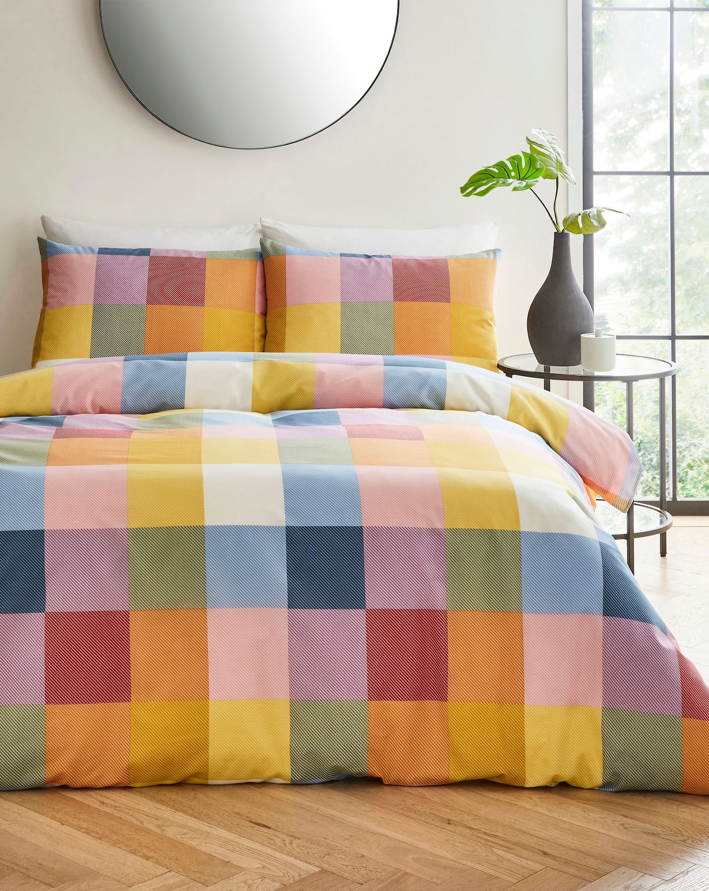 Darcy Bright Check Duvet Cover Set