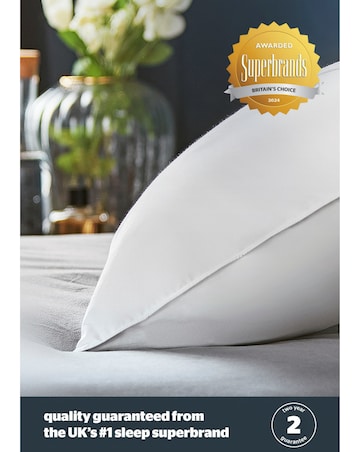 Silentnight 2 Pack Duck Feather & Down Anti-Allergy Pillows