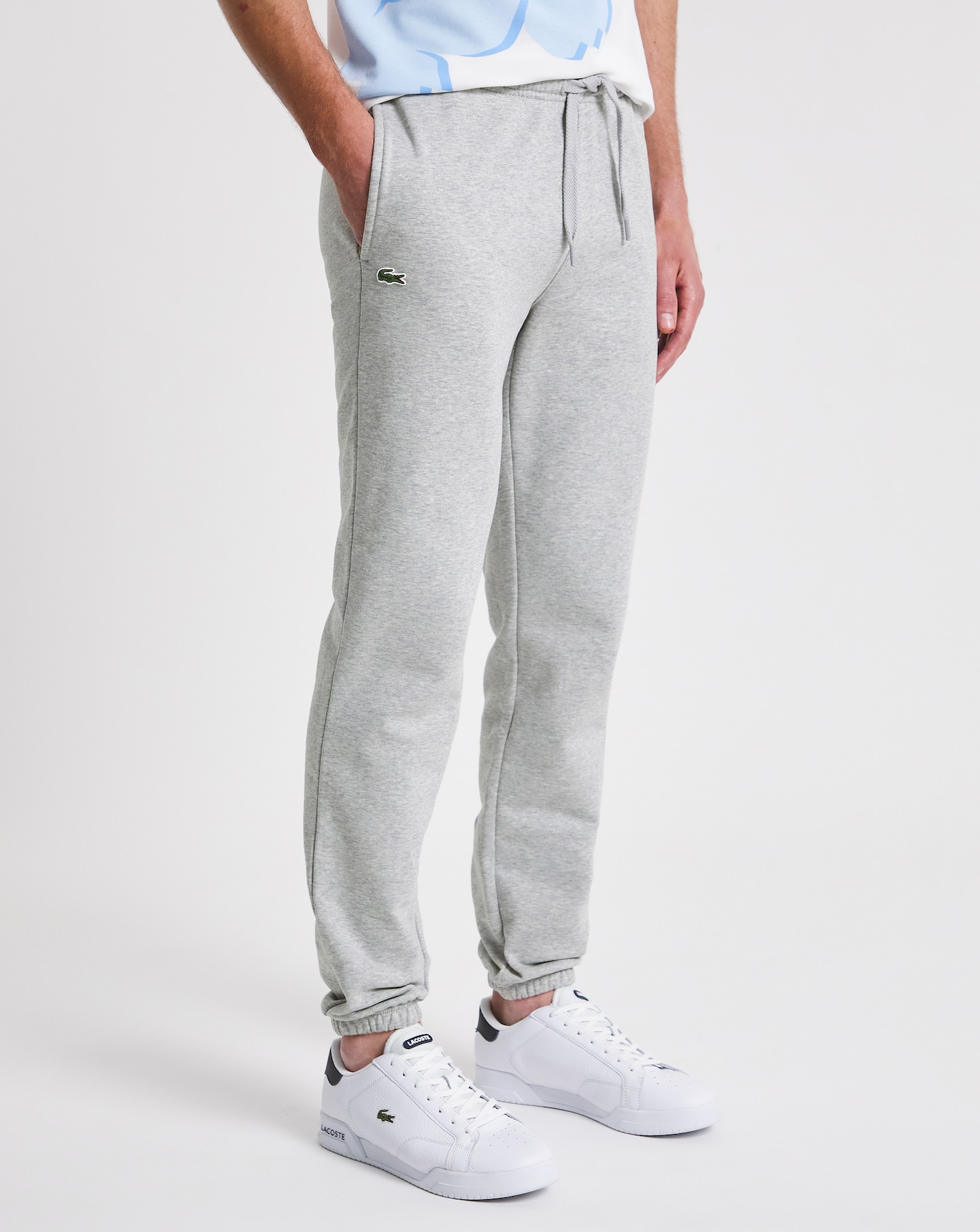 Lacoste grey sweatpants deals