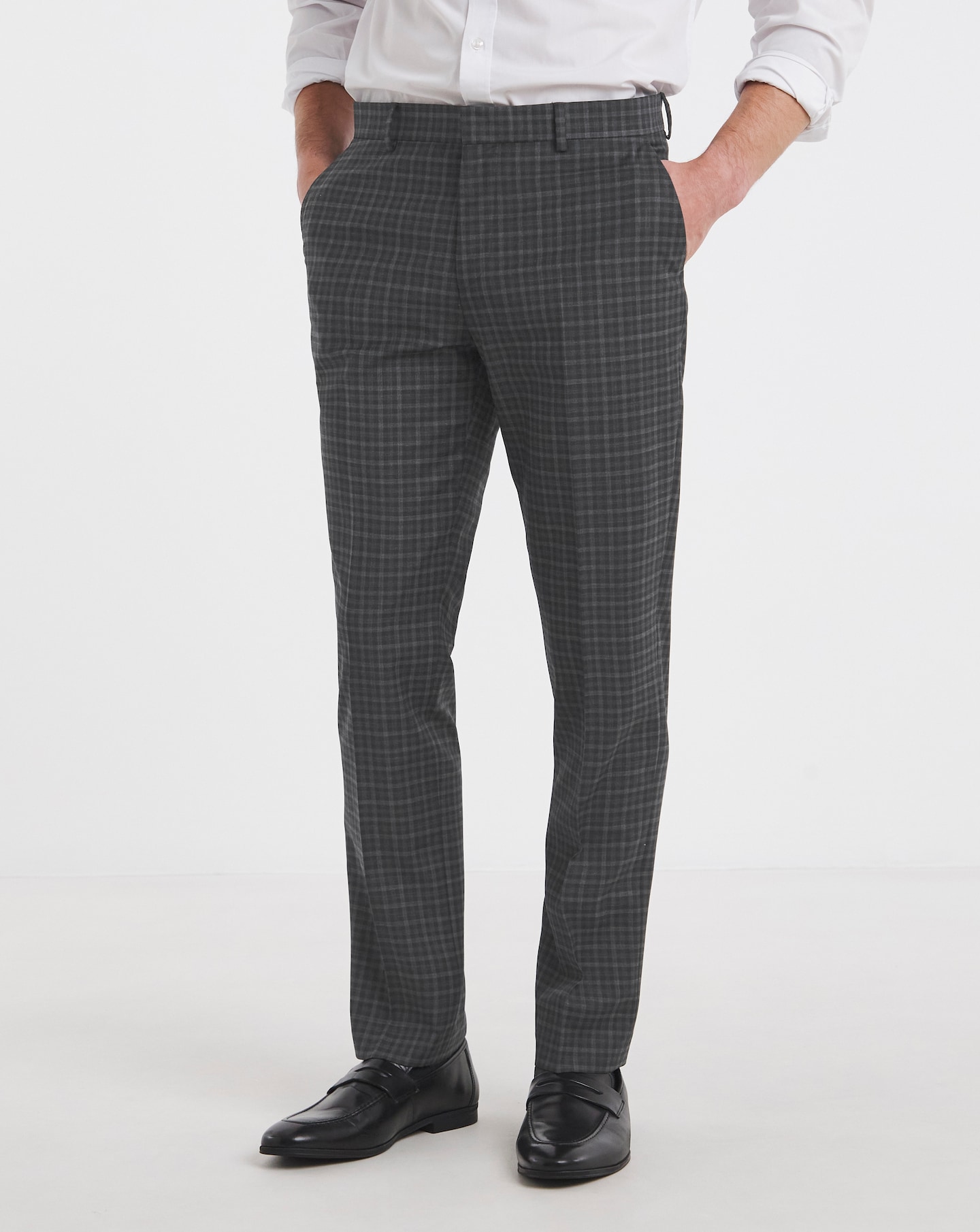 William Hunt Gingham Suit Trouser