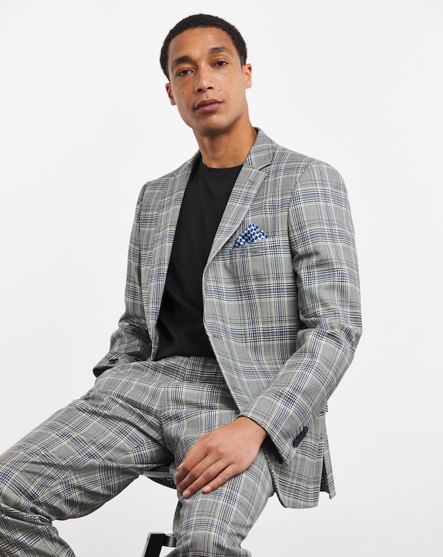 Check Regular Fit Suit Jacket