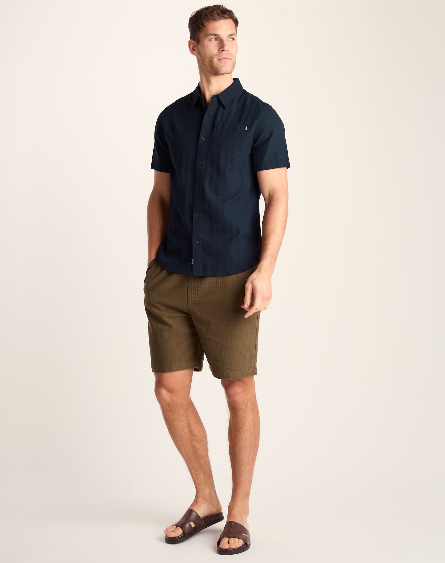 Tog24 Preston Mens Ss Shirt - Dark Indigo