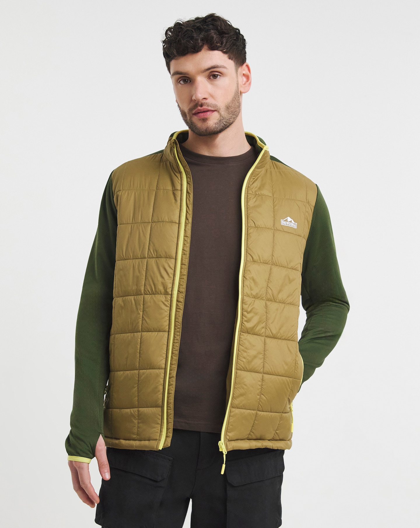 Snowdonia Square Padded Hybrid Jacket