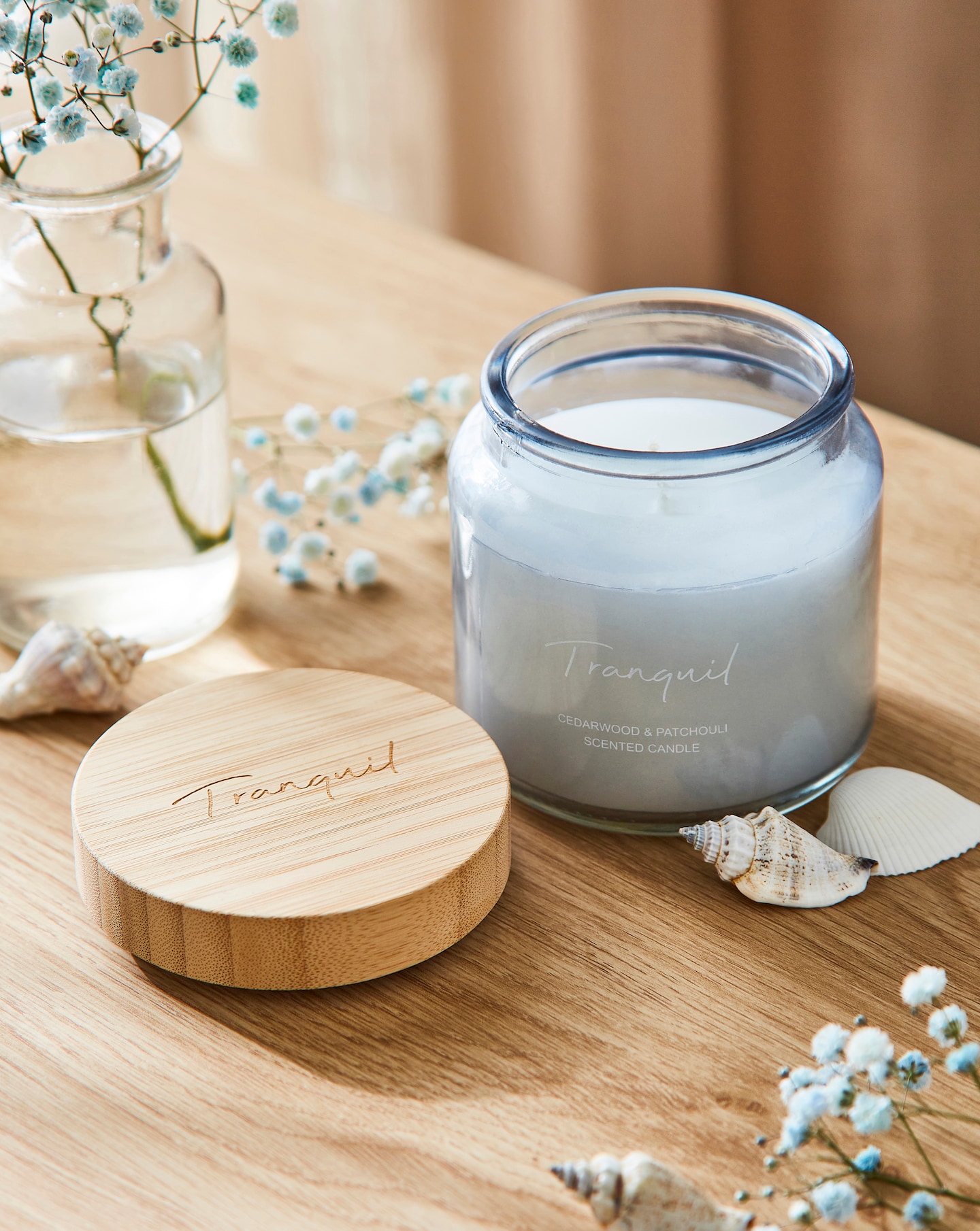 New In - Tranquil Cedarwood & Patchouli Candle