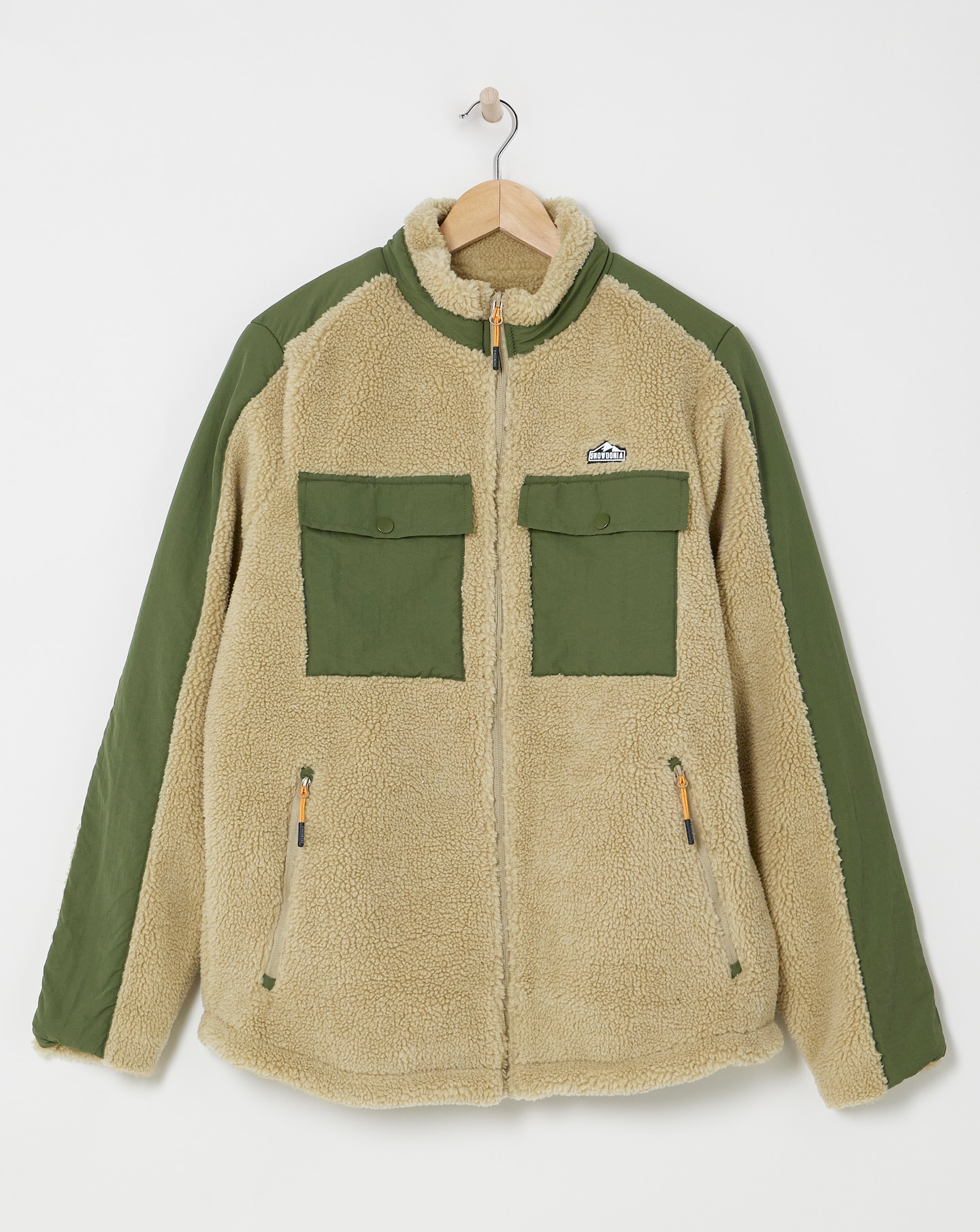 Snowdonia Borg Panel Detail Jacket