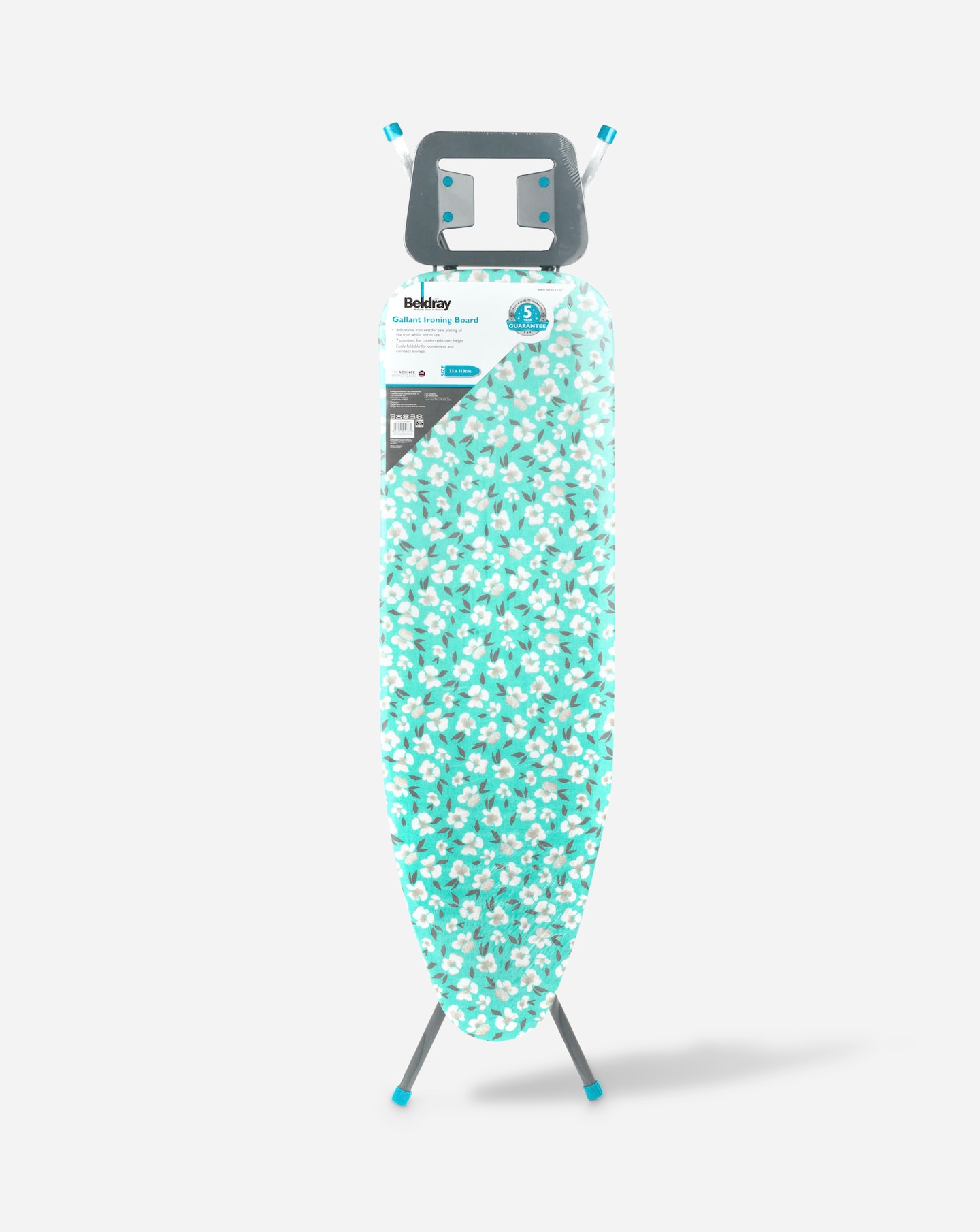 New In - Beldray Poppy Print Ironing Board