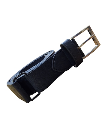 D555 Big & Tall Matthew Xtenda Belt 3.4 Cm Width - Black