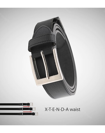 D555 Big & Tall Matthew Xtenda Belt 3.4 Cm Width - Black