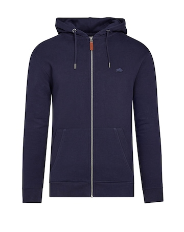 Raging Bull Classic Zip Through Hoodie Navy